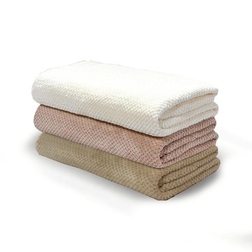 雲感菠羅格紋瞬吸浴巾 觸感柔細 高效吸水 耐洗不易掉毛