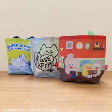 【iam我適文創】早午餐兄弟 尼龍 大容量購物袋 三種款式