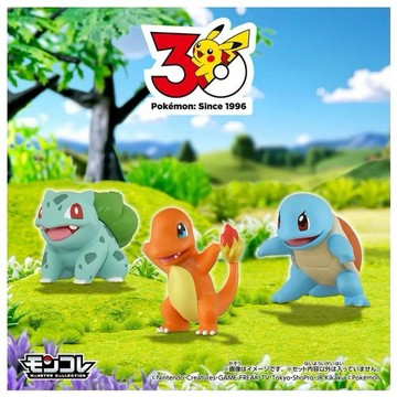 【唐采禮品】寶可夢30週年紀念最初的夥伴們(關都地區)(1入)-BD-PC99634