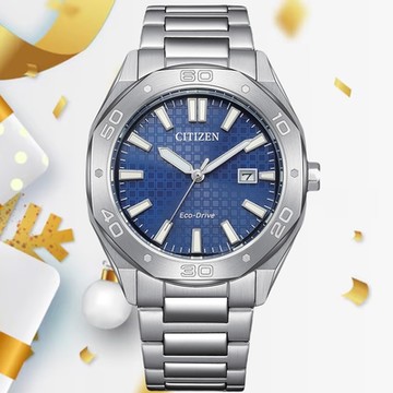 CITIZEN 星辰 GENTS系列 八角錶殼 時尚光動能腕錶 BM7630-80L 禮物首選