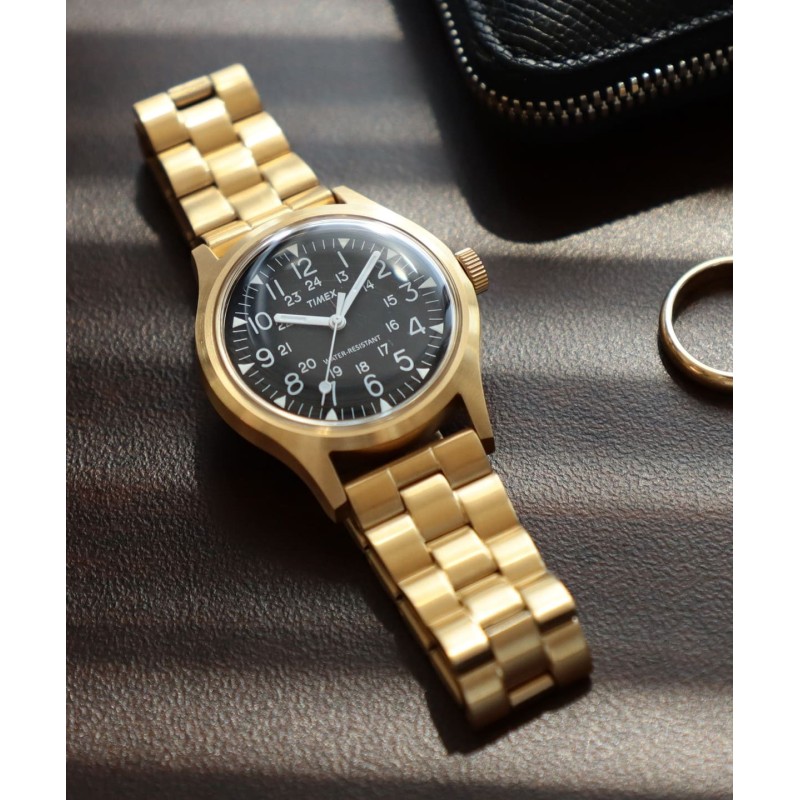 TIMEX × BEAMS / 別注 CAMPER Yellow Gold | LINEショッピング