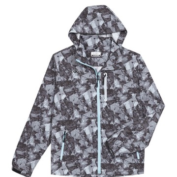 KAPPA義大利 女生單層風衣 灰滿版/淺灰 351C1QWWPP