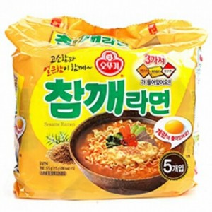 OTTIGI オトギ オットギ ごまラーメン 115gx5個 ■韓国食品 輸入食品 韓国食材 韓国料理 韓国お土産 韓国ラーメン 非常食 防災用 防災グ