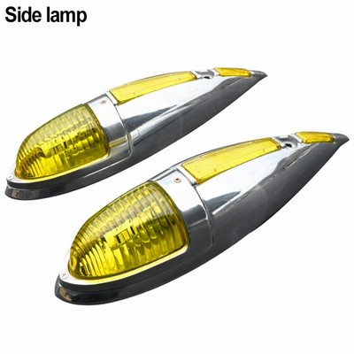 ナマズランプ ナマズマーカー 24v 2個 トラック デコトラ 舟形 レトロ ...