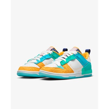 S.G NIKE Wmns Dunk Low Disrupt 2 SWDC DX4220-100 彩色 拼接 休閒 女鞋