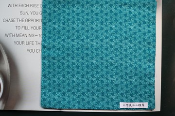 绿色麻绳花纹口袋巾西装手帕丝巾