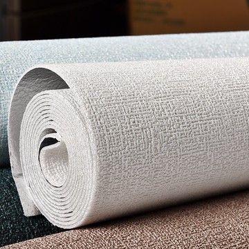 日式亞麻墻紙自粘3d立體墻貼臥室客廳背景墻裝飾防水防霉素色壁紙