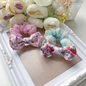 可愛小雛菊兒童小孩迷你大腸圈髮圈