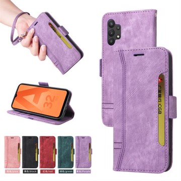 適用于三星A32 5G版手機殼全包防摔galaxy M32 5G硅膠翻蓋式皮套