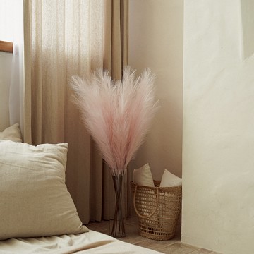 flaus302 人造粉黛亂子草  1個  粉紅色