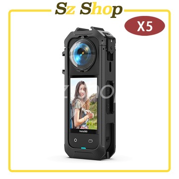 Insta360 X5 雙冷靴邊框 X5雙冷靴兔籠邊框 兔籠邊框 保護邊框 相機支架 散熱邊框 免拆可拔電池
