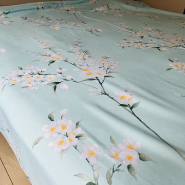 外貿尾單bamboo100%夏季竹纖維軟涼席老粗布床單睡單涼感三件套