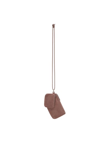 SUEDE MULTI POUCH WALLET [INDIAN PINK]