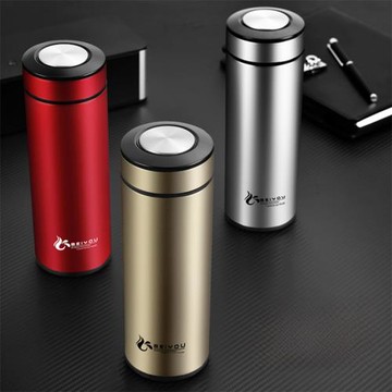 倍優玻璃內膽保溫杯男便攜不銹鋼水杯女辦公室杯子家用泡茶杯刻字