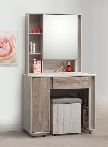 【歐風別館】莫德納3尺鏡台【基隆至台中免運費】