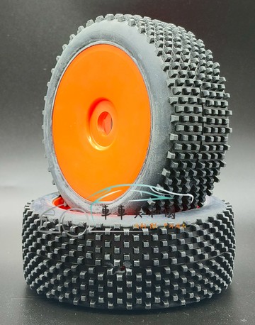 【車車共和國 】1/8 通用型 越野車輪胎 細釘胎 越野車胎 遙控車輪胎 (一車份4顆)