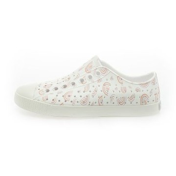 【Native】Jefferson Wanderfoam Print 女款 休閒鞋 洞洞鞋 白色 F0000233-9261