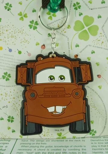 【震撼精品百貨】汽車總動員 Cars-鎖圈-咖啡色 震撼日式精品百貨