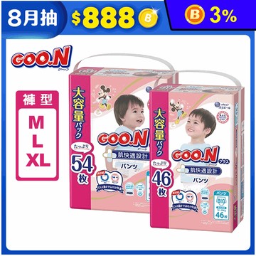 【日本大王】肌快適UJ迪士尼褲型尿布(M/L/XL)