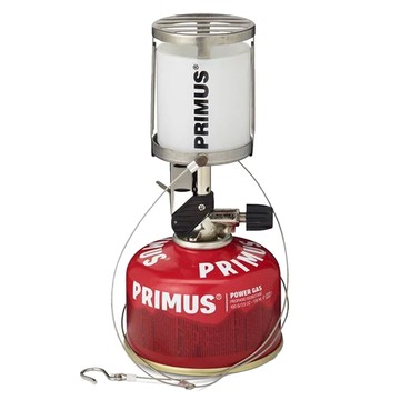 PRIMUS Micron Lantern Glass 瓦斯燈 玻璃燈罩 300W 輕巧耐用的超輕瓦斯燈  銀色 + 白色  1個