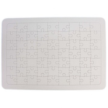 空白拼圖 大63片 彩繪拼圖/一件240個入(定25) DIY拼圖 37.4cm x 25.8cm-AA3059【領券滿額再折千12/31止】