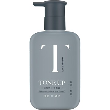 澎澎TONE UP液態皂洗顏露-控油抗痘