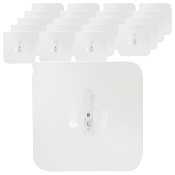 comet 強力黏著式透明掛勾  透明  20個