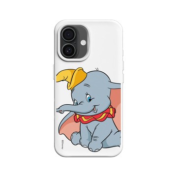 iPhone 16 SolidX 白 - 迪士尼-經典系列 Disney Classics - 小飛象 Dumbo - Cute