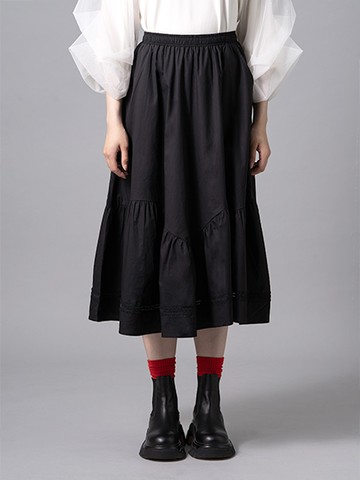 兩截式花階緞舞裙(J051LL105CA) - JUJURY COLLECTION