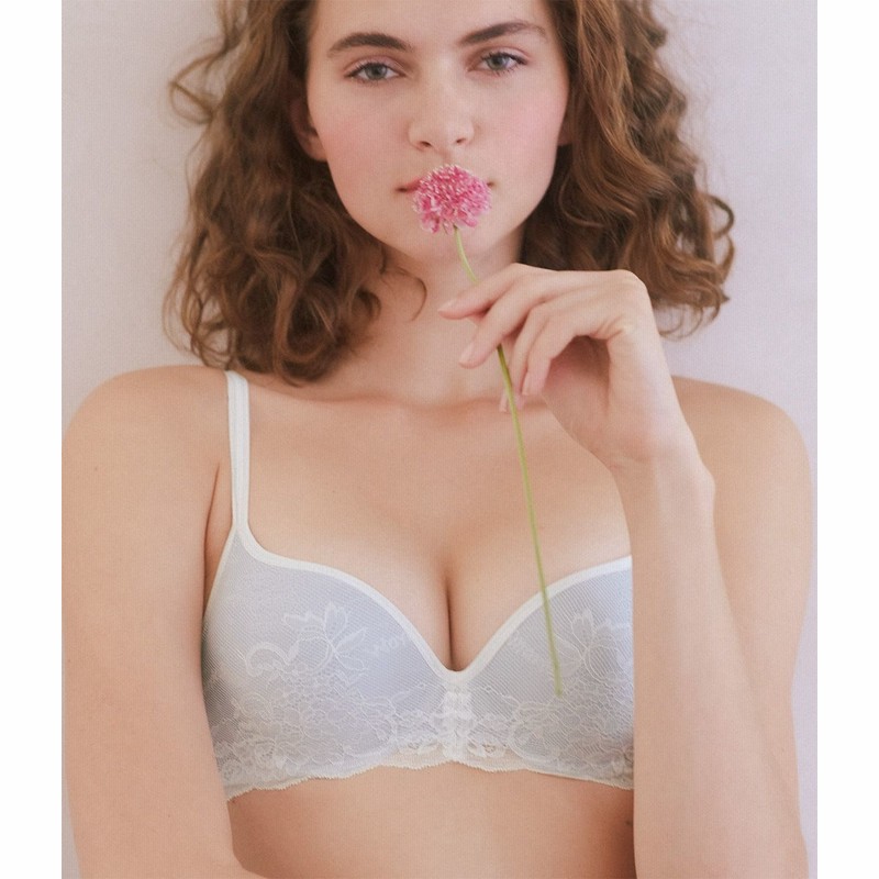 公式 ピーチ ジョン ワークブラレーシィ ホワイトブルー B80 レディース 下着 通販 Lineポイント最大1 0 Get Lineショッピング