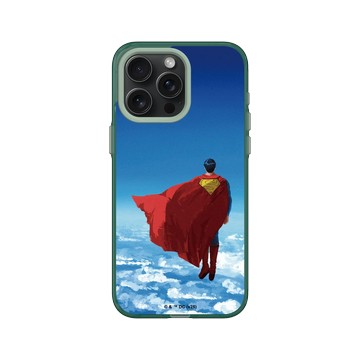 iPhone 15 Pro Max Clear 憂墨綠 - Superman - Superman-蒼穹之上