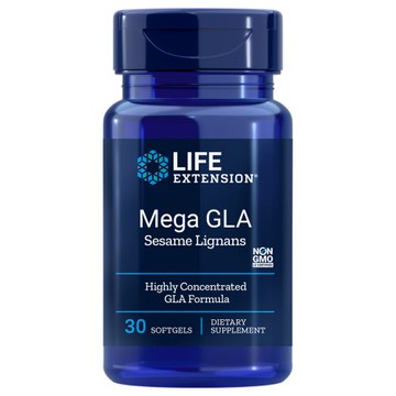 Mega GLA with Sesame Lignans 30 Softgels by Life Extension