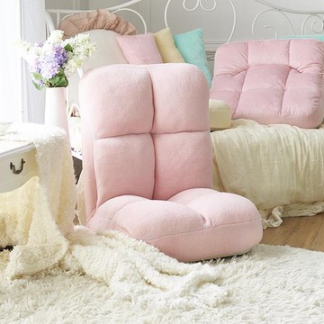 懶人沙發 女糖果色系列 可愛泡芙懶人沙發 日式創意榻榻米沙發椅【夏沐生活】