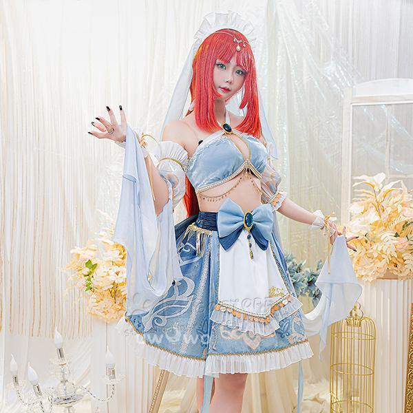 原神 げんしん 風 蛍 ほたる メイド服 コスプレ衣装 ウィッグ cosplay