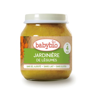 法國Babybio 生機田園綜合鮮蔬泥130g★衛立兒生活館★