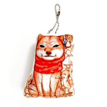 鑰匙扣，娃娃，八公圖案，禮物，元旦