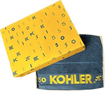 滿額贈禮品：KOHLER限定版週年浴巾 (贈品另外寄送, 非隨貨出 / 每人限兌換一次)