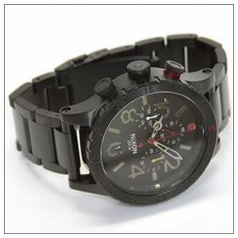ニクソン NIXON 深かっ 腕時計 A4861320 クロノグラフ ブラック 売買  