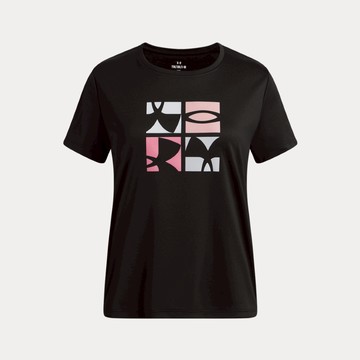 UA 女童 Tech Logo Graphic 短袖T-Shirt 人氣新品