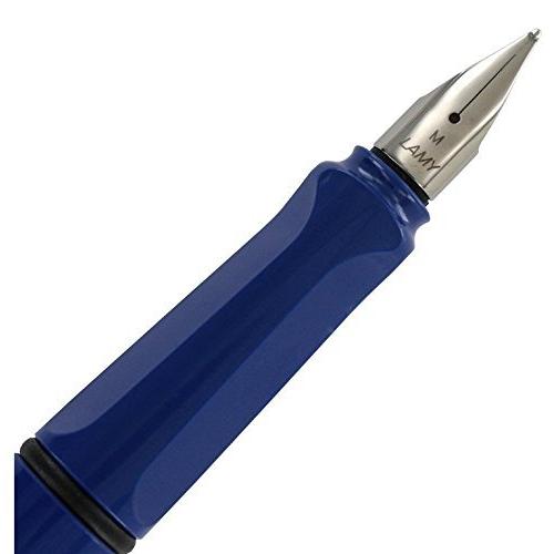 LAMY ラミ- サファリ ブル- 万年筆(M) スチ-ルペン先 L14-M 〔〕