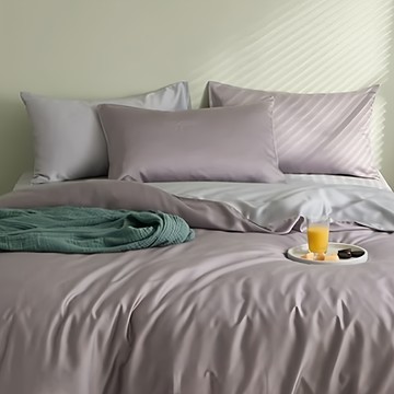 夢之語 60支天絲 床包兩用被組  床包+兩用被+枕套組  加大  莫蘭紫灰