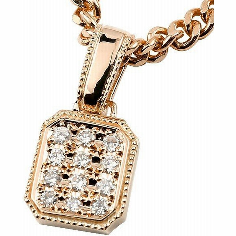 ネックレス トップ メンズ 喜平用 メンズ ネックレス トップ ダイヤモンド ピンクゴールドk10 ペンダント キヘイ 10金 ダイヤ 男性用 シンプル 送料無料 通販 Lineポイント最大0 5 Get Lineショッピング