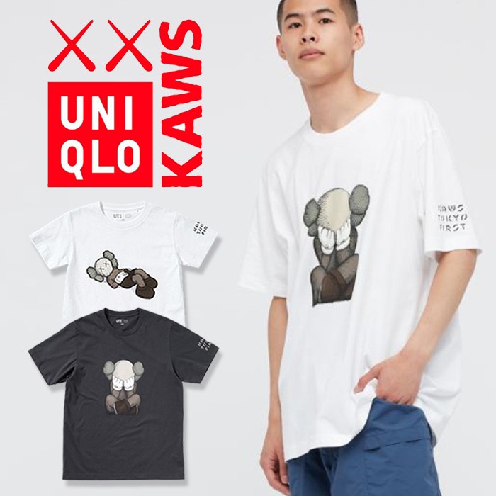 預購) KAWS x UNIQLO UT 最新聯名單品限量日本KAWS印花圓領T恤(短袖