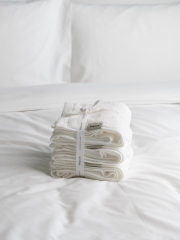 Premium Towel (White) 5 for sale