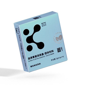 大益普洱熟茶 0.5g*14包/益原素菊花枸杞風味茶晶「茶有大益」