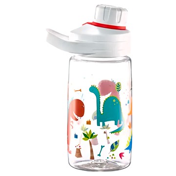 Tritan 旋蓋兒童水壺 450ml  恐龍  1個