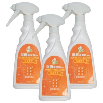 DIY 小助手 浴廁清潔劑 (檸檬芳香) 500mL 清潔除臭 超強潔淨配方  3瓶