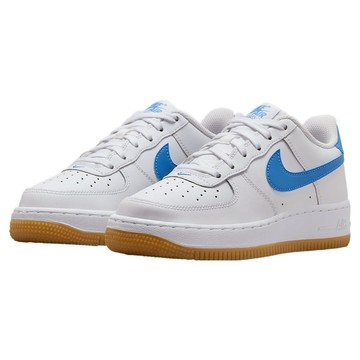 【NIKE】AIR FORCE 1 (GS) 休閒鞋 女款 大童 白藍 FV5948-115