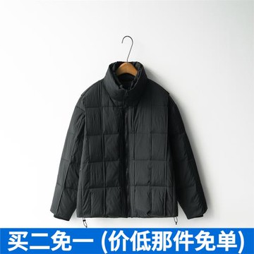 男裝新款冬季男士羽絨服潮牌外套寬松無帽男生潮流衣服高級感