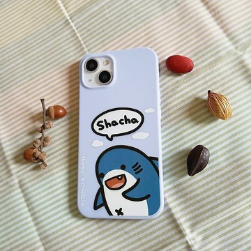 聯名 懶洋洋村裡的兔大王 鯊茶醬你好! 防摔手機殼 SCAA05